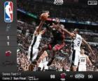 2014 NBA Finalleri, 2 maç, Miami Heat 98 - San Antonio Spurs 96